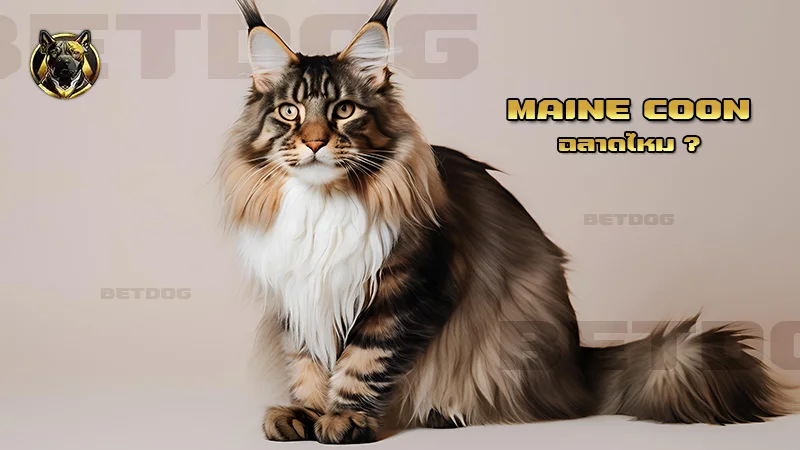 Maine Coon ฉลาดไหม