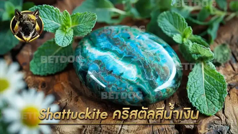 Shattuckite คริสตัลสีน้ำเงิน