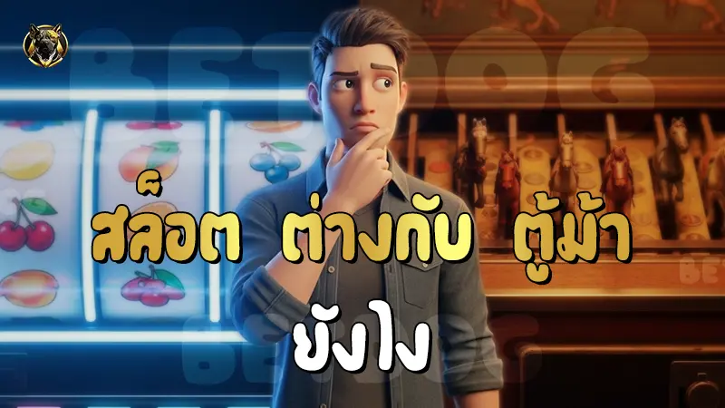 สล็อต ต่างกับ ตู้ม้า ยังไง