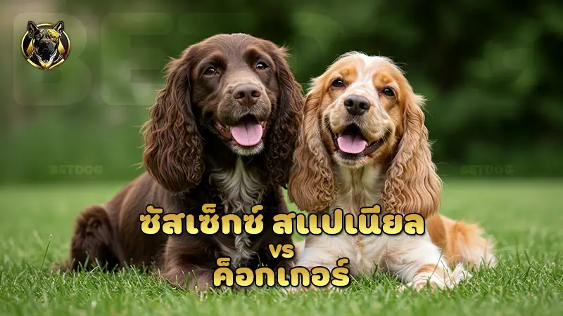ซัสเซ็กซ์ สแปเนียล vs ค็อกเกอร์