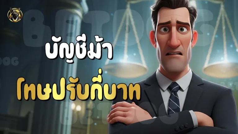 บัญชีม้า โทษปรับกี่บาท