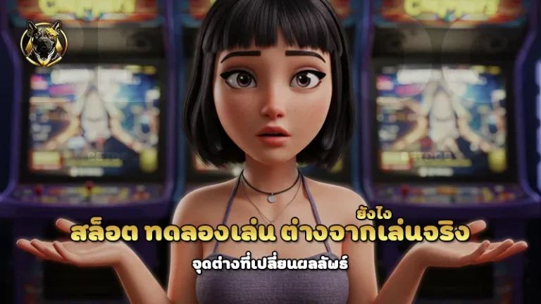 สล็อต ทดลองเล่น ต่างจากเล่นจริงยังไง