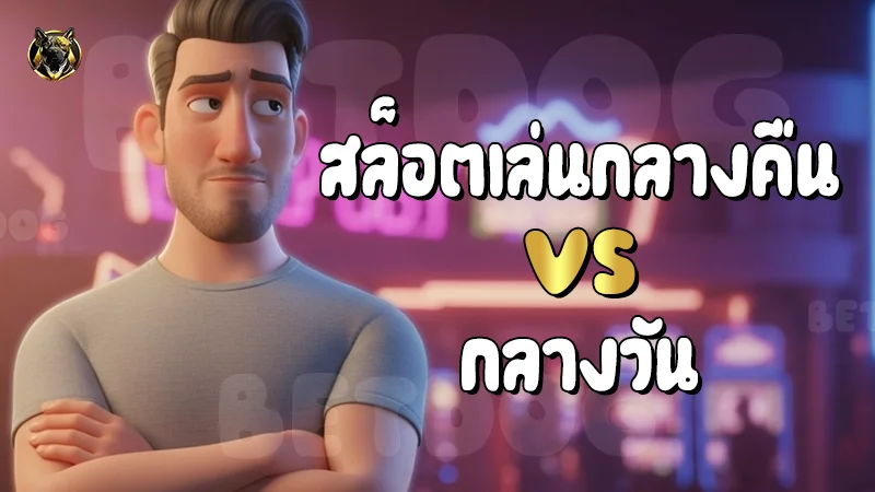 สล็อตเล่นกลางคืน vs กลางวัน