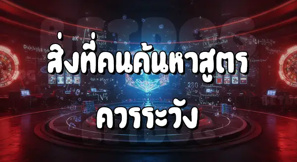 สูตรคาสิโน มีจริงไหม