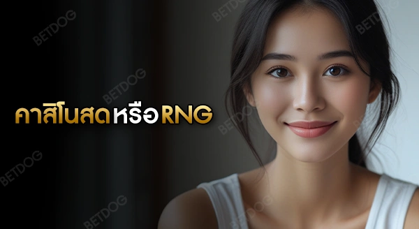 เกมคาสิโนสด vs เกมคาสิโน RNG