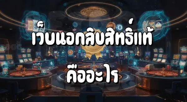 เว็บนอก ลิขสิทธิ์แท้