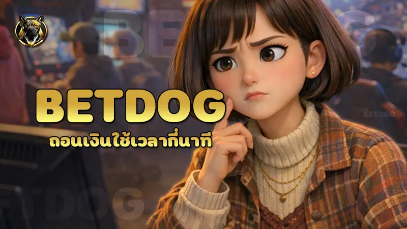 betdog ถอนเงินใช้เวลากี่นาที