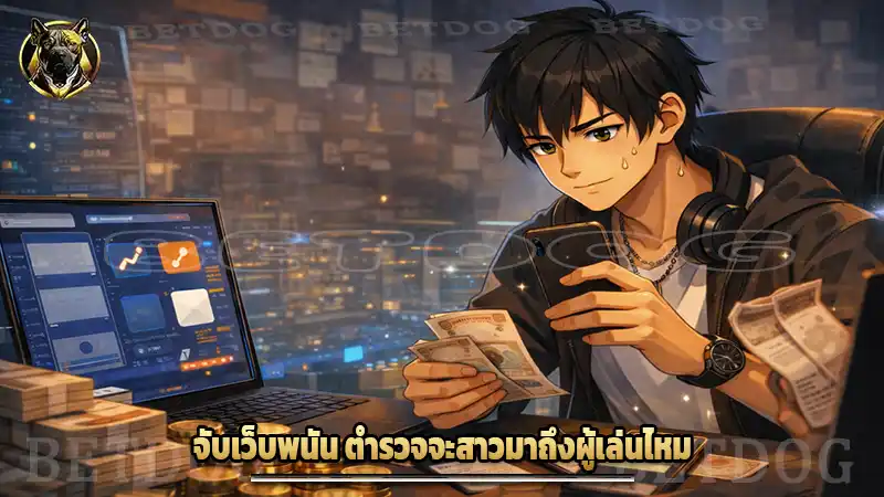 จับเว็บพนัน ตำรวจจะสาวมาถึงผู้เล่นไหม