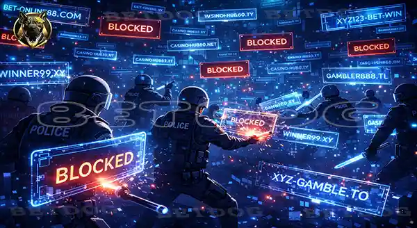 ทำไมจับเว็บพนันไปแล้ว ถึงยังเห็นเปิดอยู่