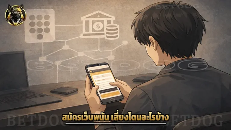 สมัครเว็บพนัน เสี่ยงโดนอะไรบ้าง