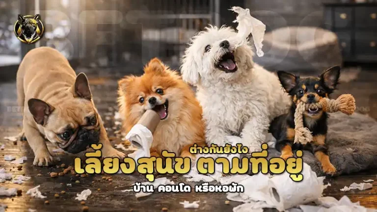 เลี้ยงสุนัข ตามที่อยู่ ต่างกันยังไง