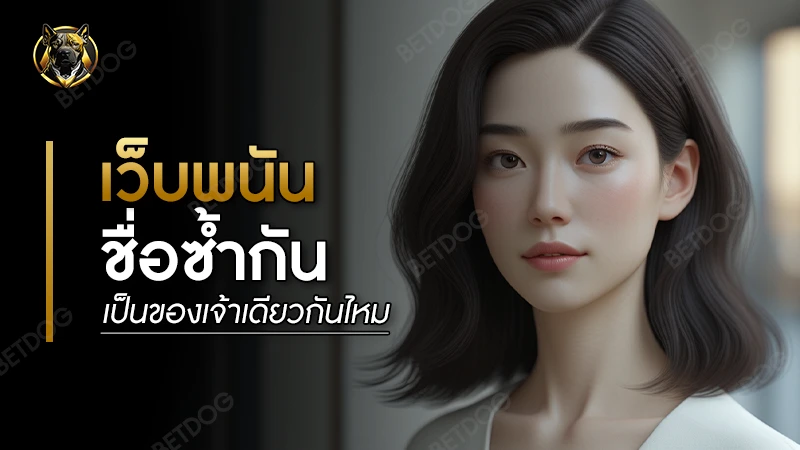 เว็บพนันชื่อซ้ำกัน เป็นของเจ้าเดียวกันไหม