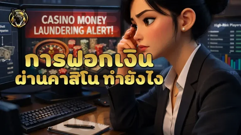 การฟอกเงินผ่านคาสิโน ทำยังไง