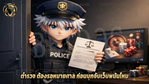 ตำรวจ ต้องรอหมายศาล ก่อนบุกจับเว็บพนันไหม