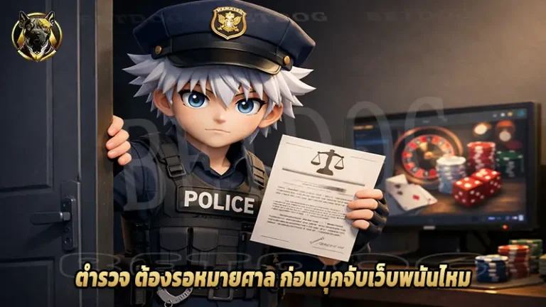 ตำรวจ ต้องรอหมายศาล ก่อนบุกจับเว็บพนันไหม