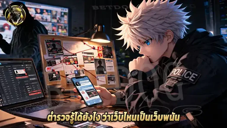ตำรวจรู้ได้ยังไง ว่าเว็บไหนเป็นเว็บพนัน