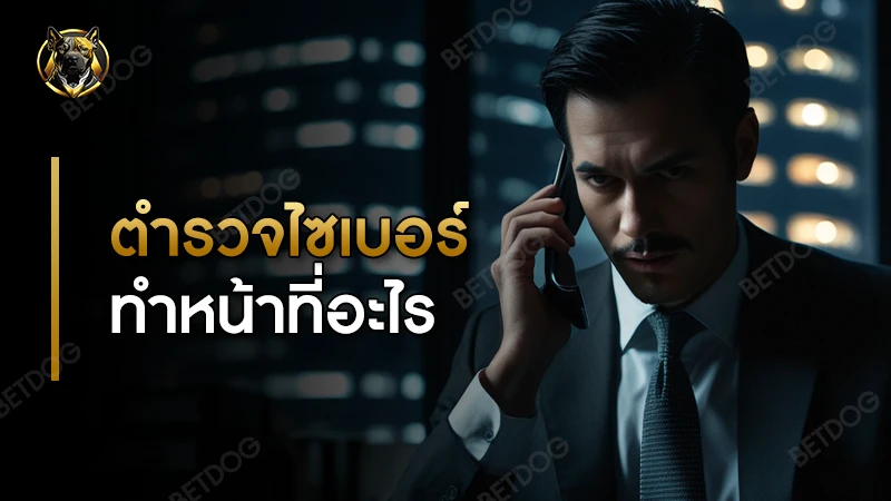 ตำรวจไซเบอร์ ทำหน้าที่อะไร