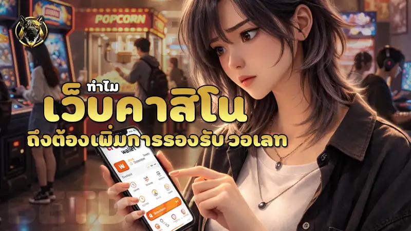 ทำไมเว็บคาสิโน ถึงต้องเพิ่มการรองรับ วอเลท