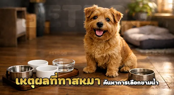 นอร์ฟอล์ก ควรใช้ชามน้ำ แบบไหน