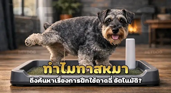 ฝึกเซสกี ใช้ถาดฉี่อัตโนมัติ ยังไง