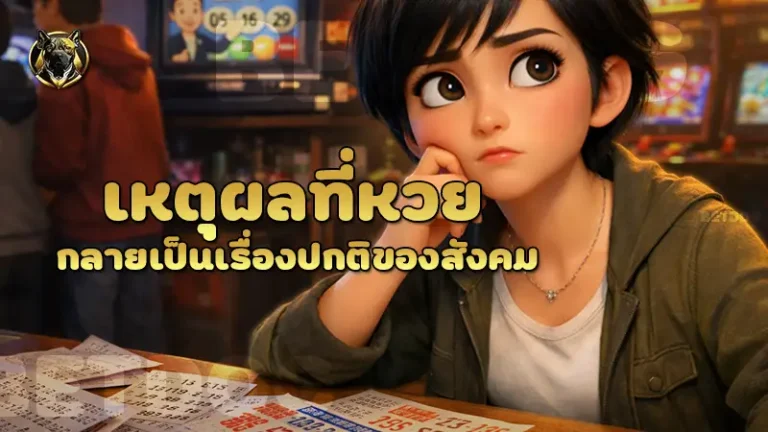 เหตุผลที่หวย กลายเป็นเรื่องปกติของสังคม