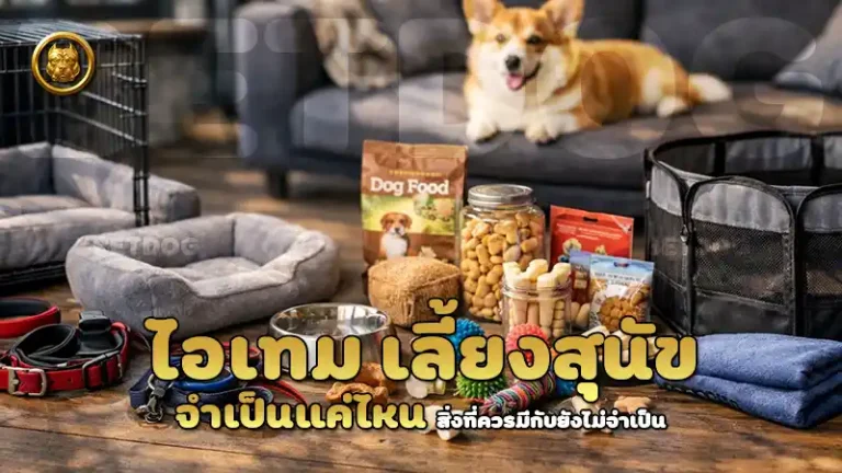 ไอเทม เลี้ยงสุนัข จำเป็นแค่ไหน