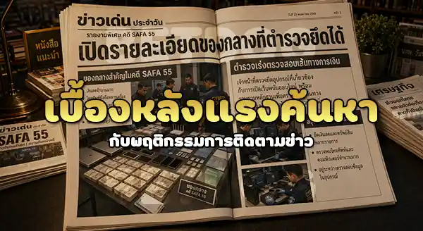 SAFA 55 ข่าวจับกุมล่าสุด