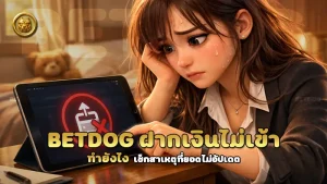 betdog ฝากเงินไม่เข้า ทำยังไง