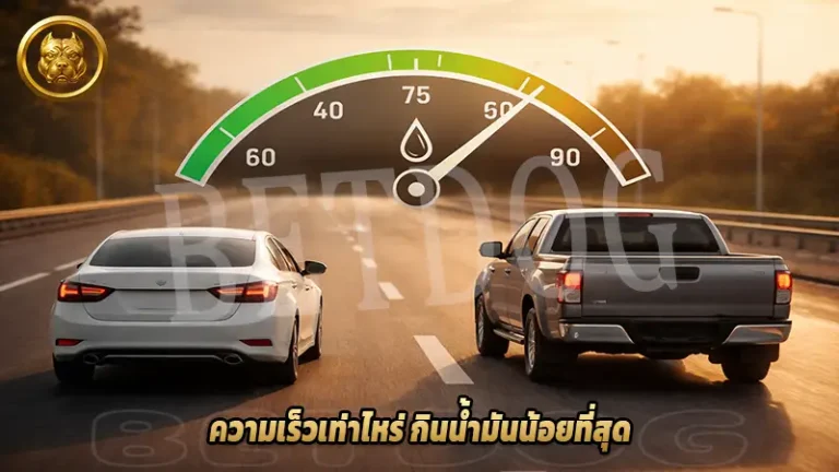 ความเร็วเท่าไหร่ กินน้ำมันน้อยที่สุด