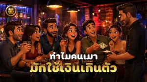 ทำไมคนเมา มักใช้เงินเกินตัว