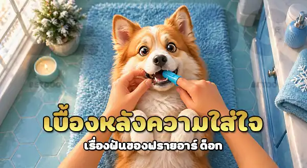 ฟรายอาร์ ด็อก ไม่ชอบใช้แปรงฟัน