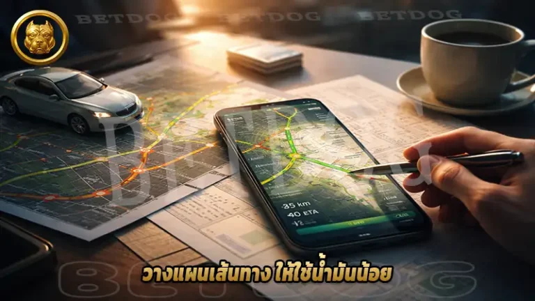 วางแผนเส้นทาง ให้ใช้น้ำมันน้อย