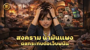 สงคราม น้ำมันแพง ผลกระทบต่อเว็บพนัน