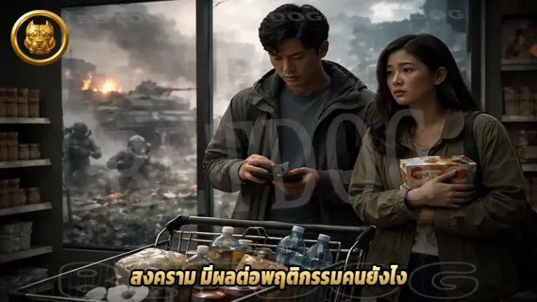 สงคราม มีผลต่อพฤติกรรมคนยังไง