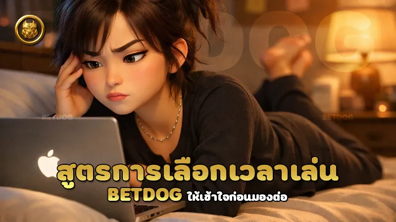 สูตรการเลือกเวลาเล่น betdog