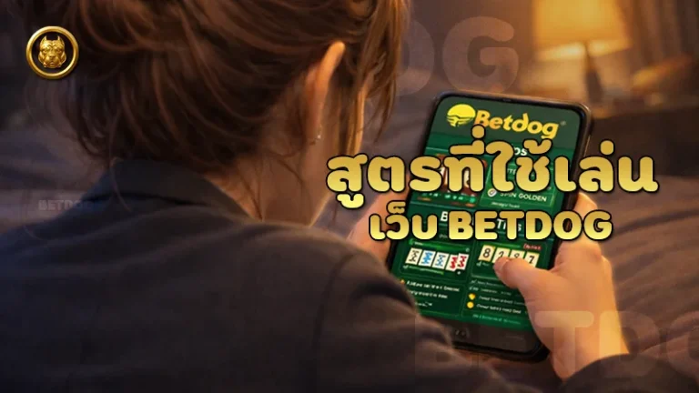 สูตรที่ใช้เล่นเว็บ betdog