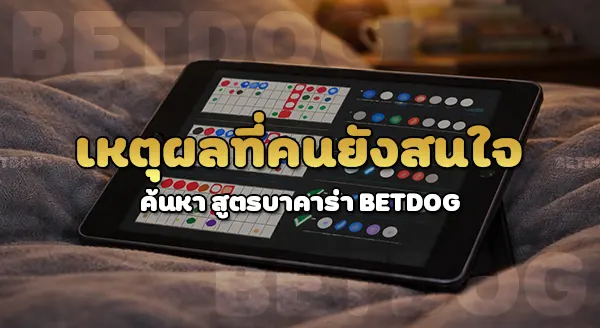 สูตรบาคาร่า betdog