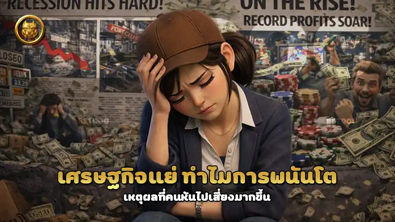เศรษฐกิจแย่ ทำไมการพนันโต