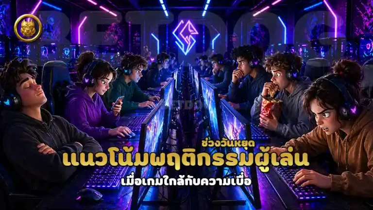 แนวโน้มพฤติกรรมผู้เล่น ช่วงวันหยุด