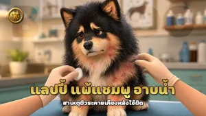แลปปี้ แพ้แชมพู อาบน้ำ