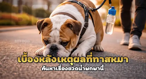 ใช้งานขวดน้ำพกพา กับ บูลด็อก