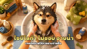 ไซบีไลก้า ไม่ชอบ อาบน้ำ