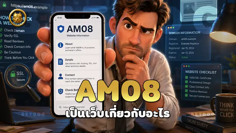 AM08 เป็นเว็บเกี่ยวกับอะไร