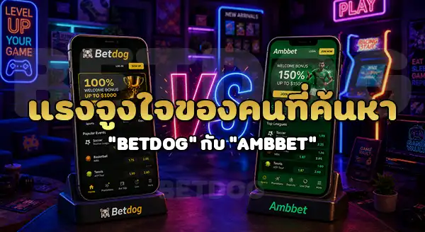 betdog กับ ambbet เว็บไหนน่าใช้