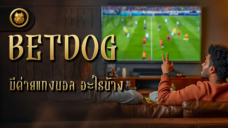 betdog มีค่ายแทงบอล อะไรบ้าง