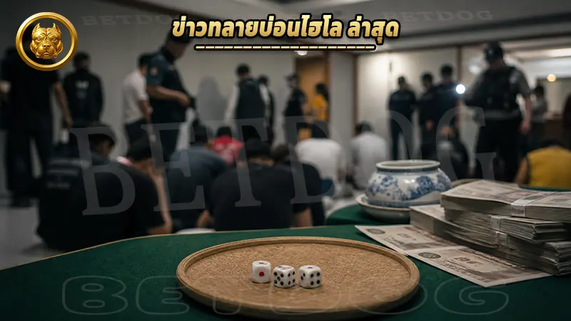 ข่าวทลายบ่อนไฮโล ล่าสุด