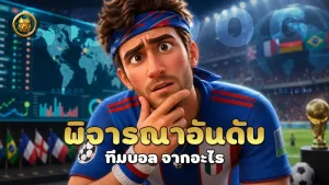 พิจารณาอันดับ ทีมบอล จากอะไร
