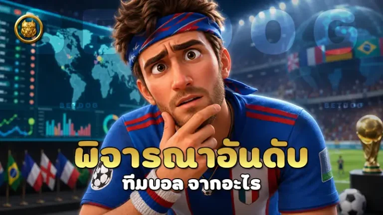พิจารณาอันดับ ทีมบอล จากอะไร
