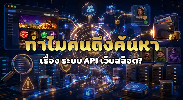 ระบบ API เว็บสล็อต ทำงานยังไง