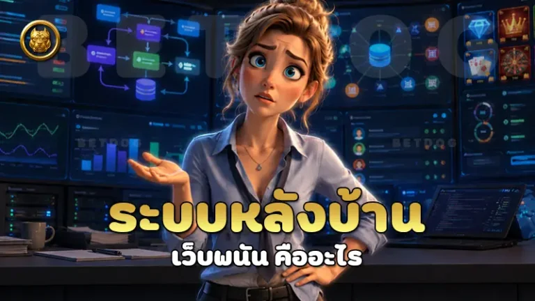 ระบบหลังบ้านเว็บพนัน คืออะไร